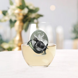 Deutsch Drahthaar Wijnglas Zonder Voet