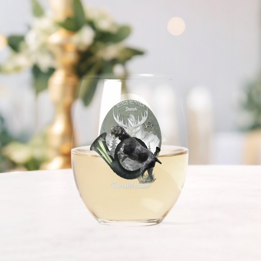 Deutsch Drahthaar Wijnglas Zonder Voet (Insitu (Huwelijk))