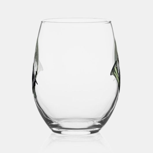 Deutsch Drahthaar Wijnglas Zonder Voet (Rechts)