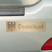Deutsch-Eagle Bumpersticker (Op auto)