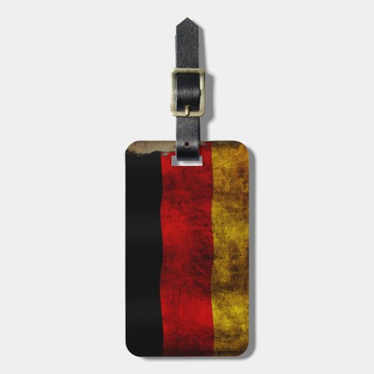 Deutsch Flagge - ... Bagagelabel (Voorkant verticaal)