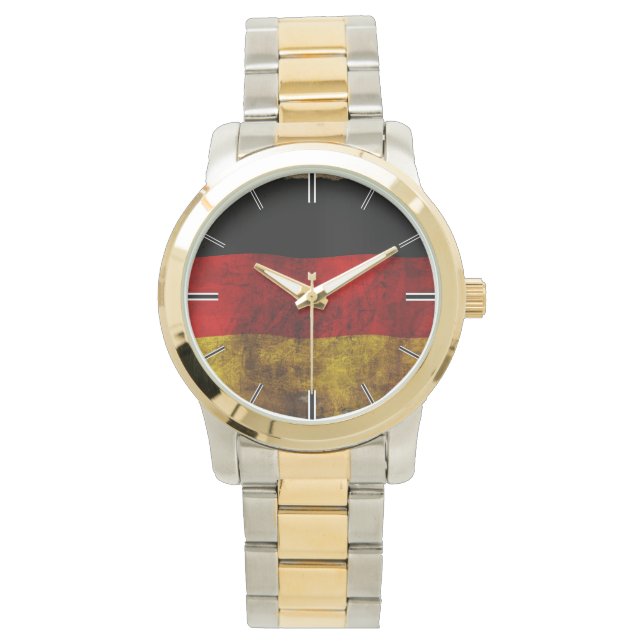 Deutsch Flagge - ... Horloge (Voorkant)