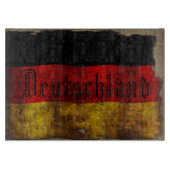 Deutsch Flagge - Vintage... Snijplank (Voorkant)