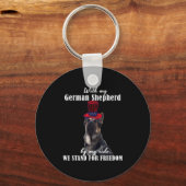 Deutsch Funny American German Dogs Quotes Germany  Sleutelhanger (Voorkant)