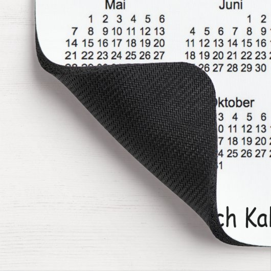 Deutsch Kalender 2017 Muismat (Hoek)