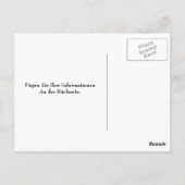 Deutsch Lubelneue Adresskarte Briefkaart (Achterkant)