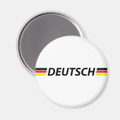 deutsch pictogram magneet (Voorkant / Achterkant)