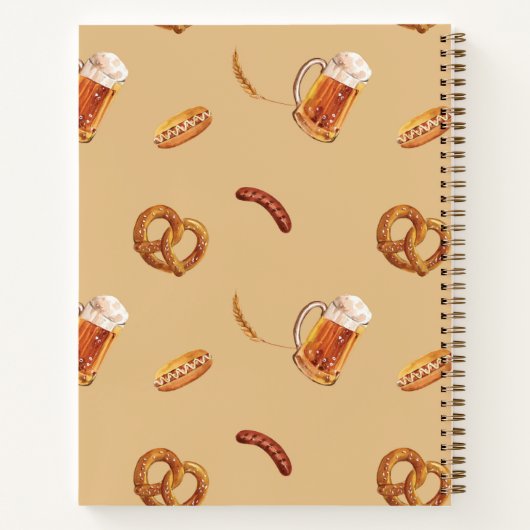 Deutsch Theme Recipe Book Notitieboek (Achterkant)