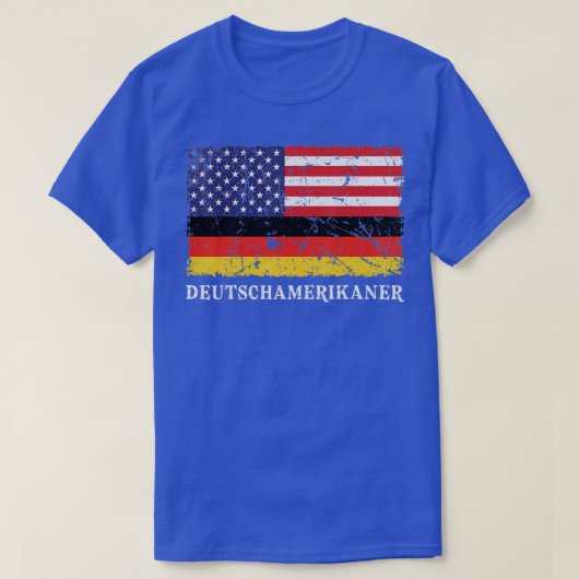 Deutschamerikaner German American Flag Oktoberf T-shirt (Design voorkant)
