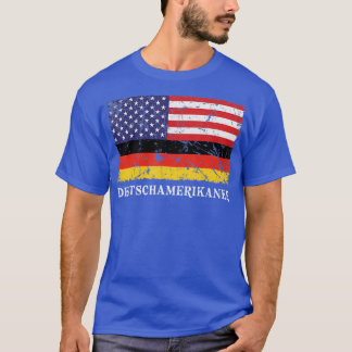Deutschamerikaner German American Flag Oktoberf T-shirt