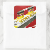 Deutsche Afrika Vierkante Sticker (Tas)