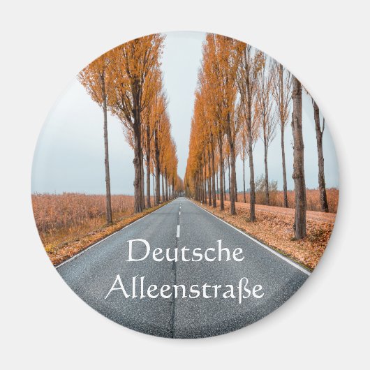Deutsche Alleenstraße Magneet (Voorkant)