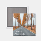 Deutsche Alleenstraße Magneet (Voorkant / Achterkant)