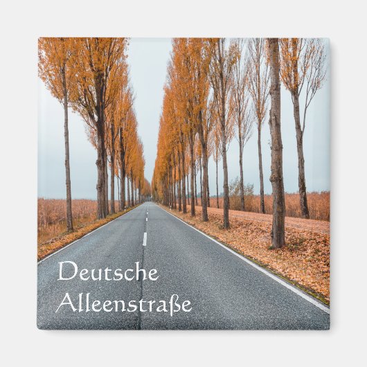 Deutsche Alleenstraße Magneet (Voorkant)