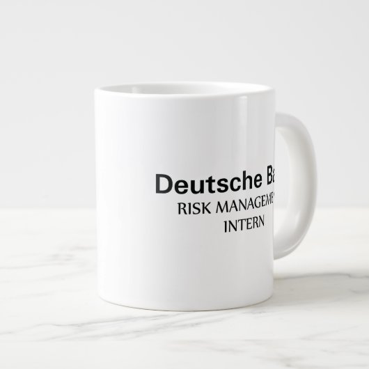 Deutsche Bank Risicobeheer Intern Grote Koffiekop (Voorkant rechts)