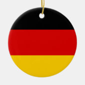 Deutsche Bundesflagge Keramisch Ornament (Voorkant)
