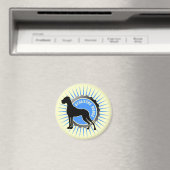 Deutsche Dogge blauwe reut Magneet (Insitu (Vaatwasser))