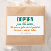 Deutsche Dogge Briefaufkleber Etiket (Insitu)