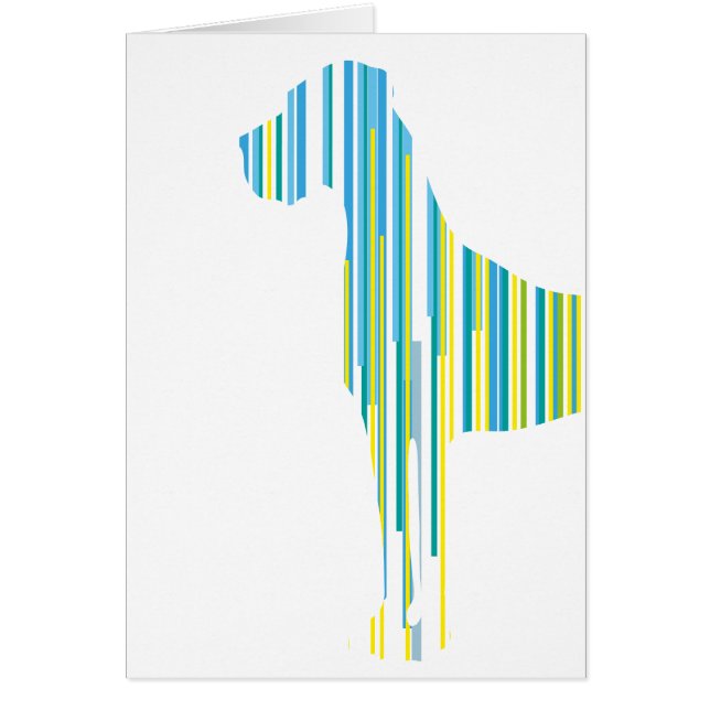 Deutsche Dogge in Streifen (Voorkant)