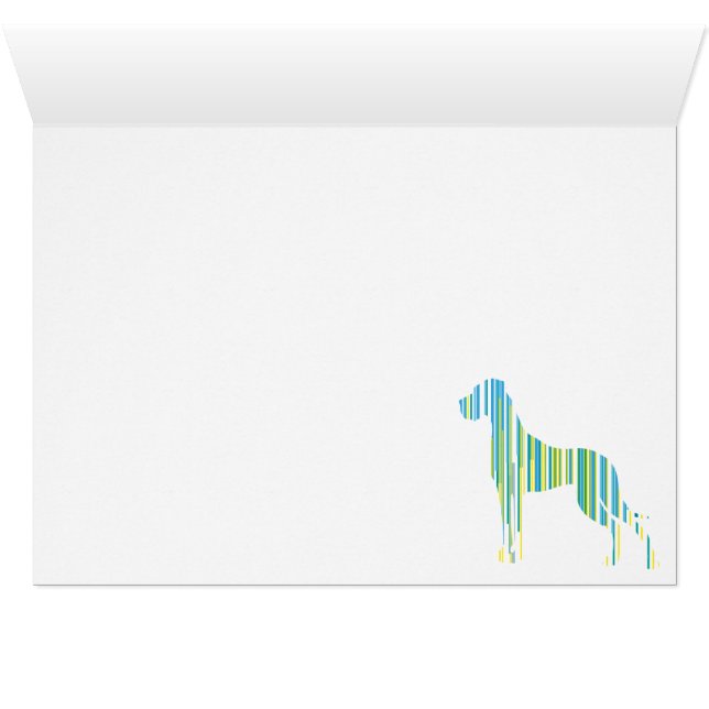 Deutsche Dogge Minimalistisch (Binenzijde Horizontaal (Onderkant))