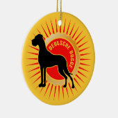 Deutsche Dogge Ornament (Rechts)