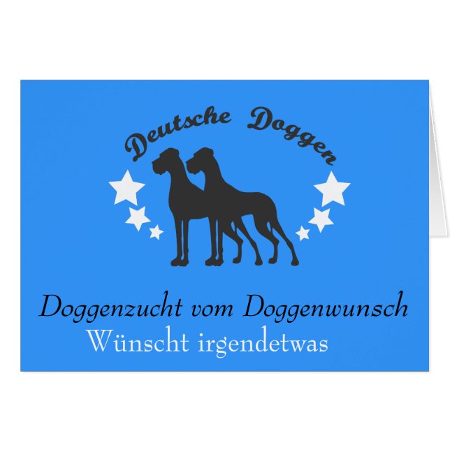 Deutsche Doggen (Voorkant Horizontaal)