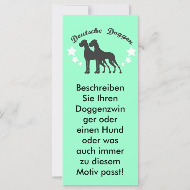 Deutsche Doggen (Voorkant)