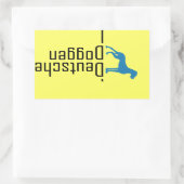 Deutsche Doggen Aufkleber Rechthoekige Sticker (Tas)