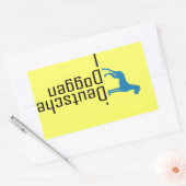 Deutsche Doggen Aufkleber Rechthoekige Sticker (Envelop)