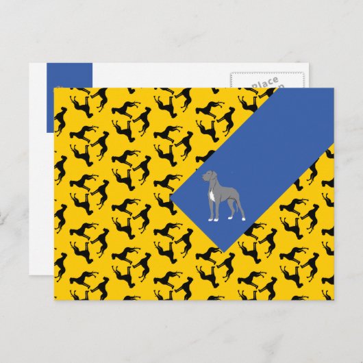 Deutsche Doggen Postekarte Briefkaart (Voorkant / Achterkant)