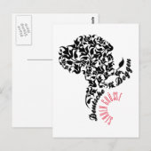 Deutsche Doggen senden Grüße Briefkaart (Voorkant / Achterkant)