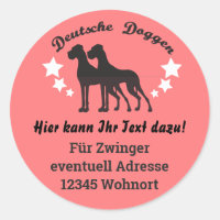 Deutsche Doggen Sticker German