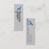 Deutsche Doggen Visitenkarten Mini Visitekaartje (Voorkant / Achterkant)