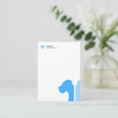 Deutsche Doggen Visitenkarten Visitekaartje (Staand voorkant)