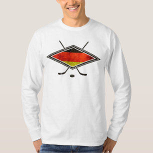 Deutsche Eishockey T-Shirt met naam en nummer