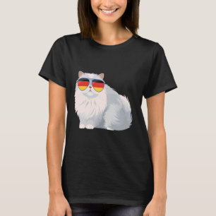 Deutsche flagge Katze deutsch Deutschland Katzen l T-shirt