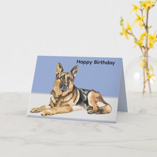 Deutsche Herder, Alsatische herder Kaart (Gele Bloem)