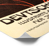 DEUTSCHE KUNST DEKORATION German Plakatstil 1898 Poster (Hoek)