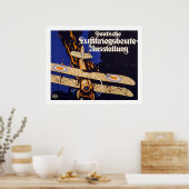 Deutsche Luftskreigsbeute (wit) Poster (Keuken)