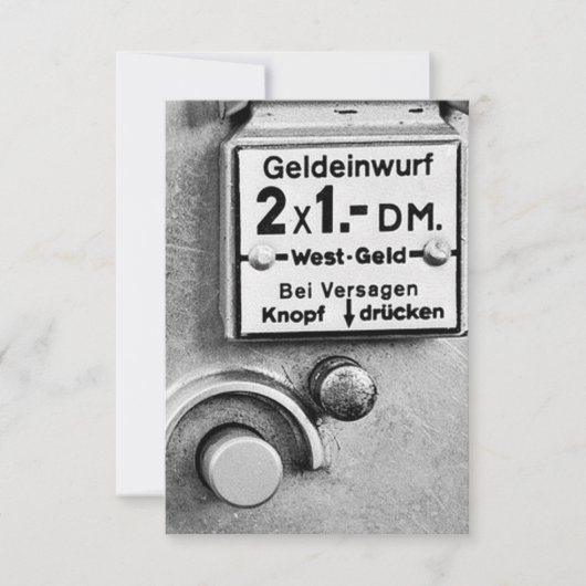 Deutsche Mark Einwurf Vintage (Voorkant)