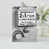 Deutsche Mark Einwurf Vintage (Staand voorkant)