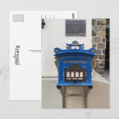 Deutsche Post (Duitse Post) - Blauw Briefkaart (Voorkant / Achterkant)