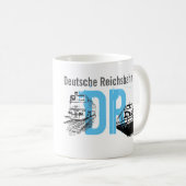 Deutsche Reichsbahn DDR Design Koffiemok (Voorkant rechts)