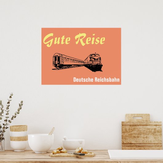 Deutsche Reichsbahn Poster (Keuken)