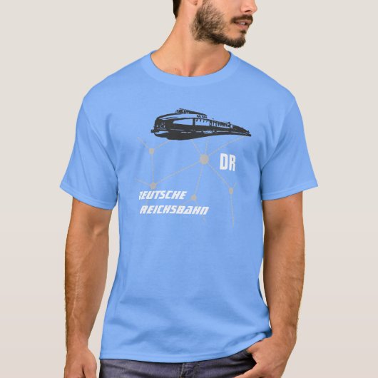 Deutsche Reichsbahn Werbedesign T-shirt (Voorkant)