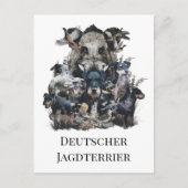Deutscher Jagddooder Briefkaart (Voorkant)