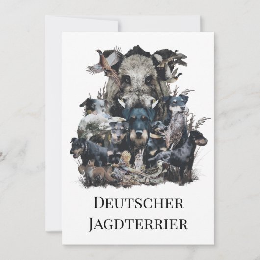 Deutscher Jagddooder Kaart (Voorkant)