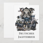 Deutscher Jagddooder Kaart (Voorkant / Achterkant)