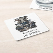 Deutscher Jagddooder Kartonnen Onderzetters (Schuin)