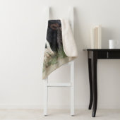 Deutscher Jagddooder Square Wall Klock Coffee Mu Sherpa Deken (In situ)